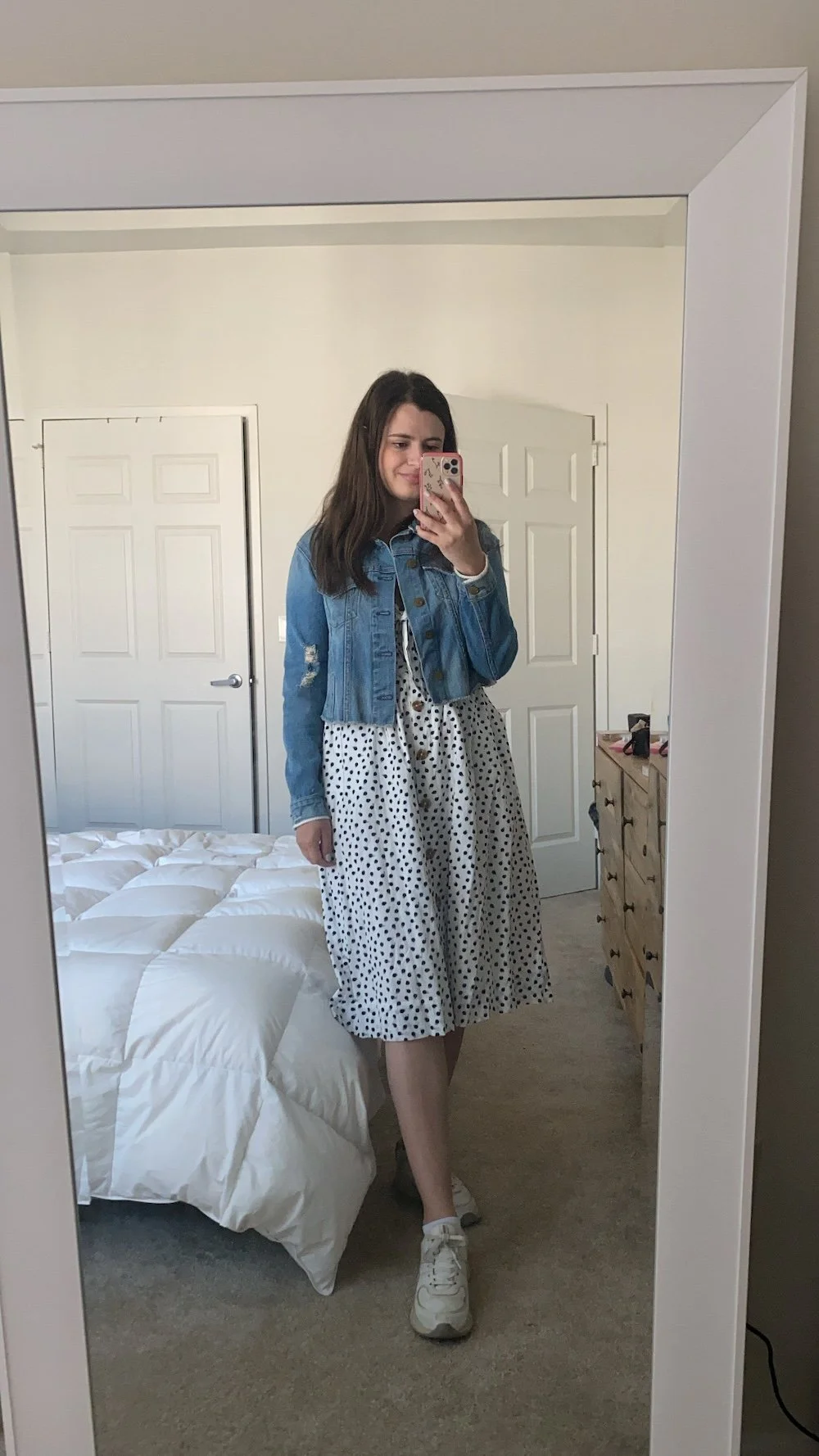 white christmas dresses Hugo Light Wash Oversized Denim Jacket - 12 main image 0