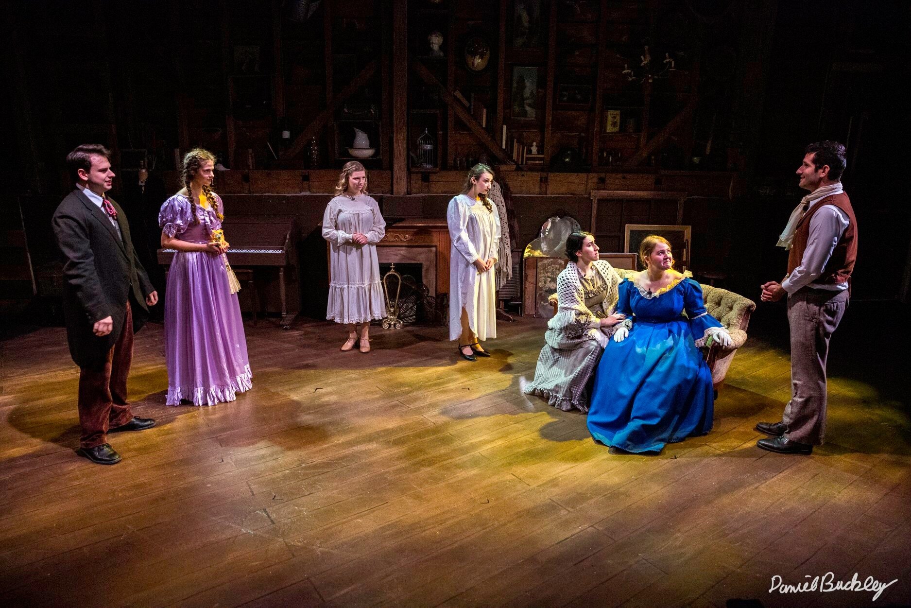    Little Women The Musical  by Knee, Howland, and Dickstein Holmdel Theatre Company   Musical direction by Randy Hurst Scenic design by Joyce Horan Lighting and sound design by Chris Szczerbienski  Costume design by Kathy Connolly and Jessica Freela
