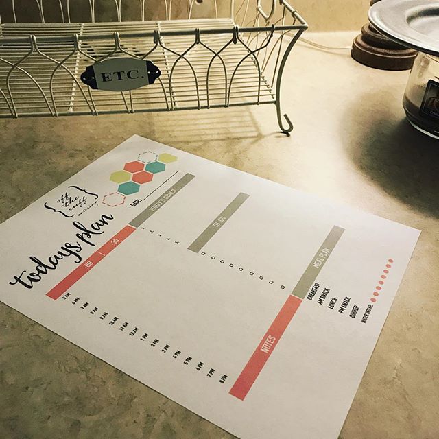 Daily planner design for @offthecuffcatering #organized #2019 #behindthescenes