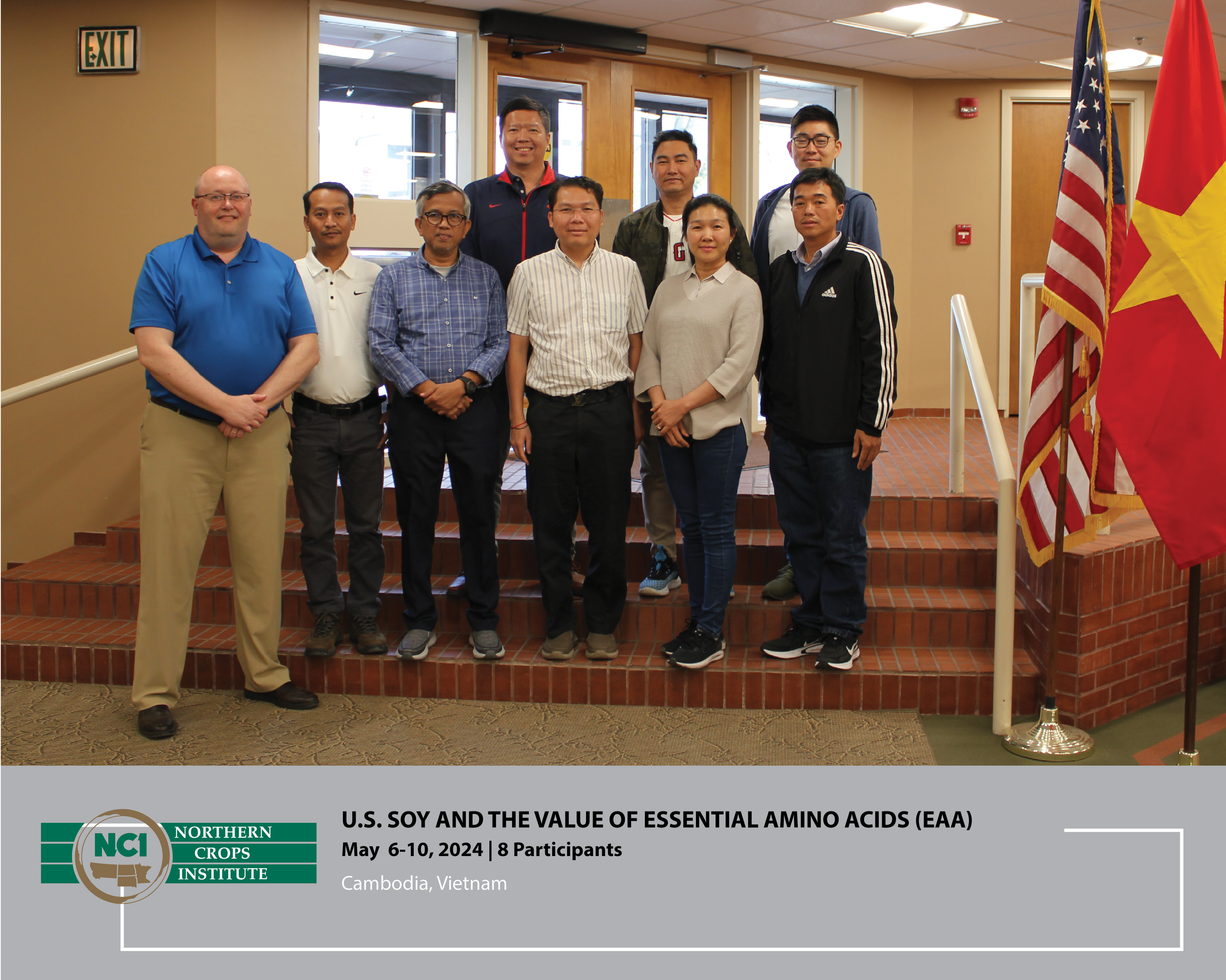 NCI Hosts U.S. Soy and the Value of Essential Amino Acids (EAA) Course May 6-10, 2024