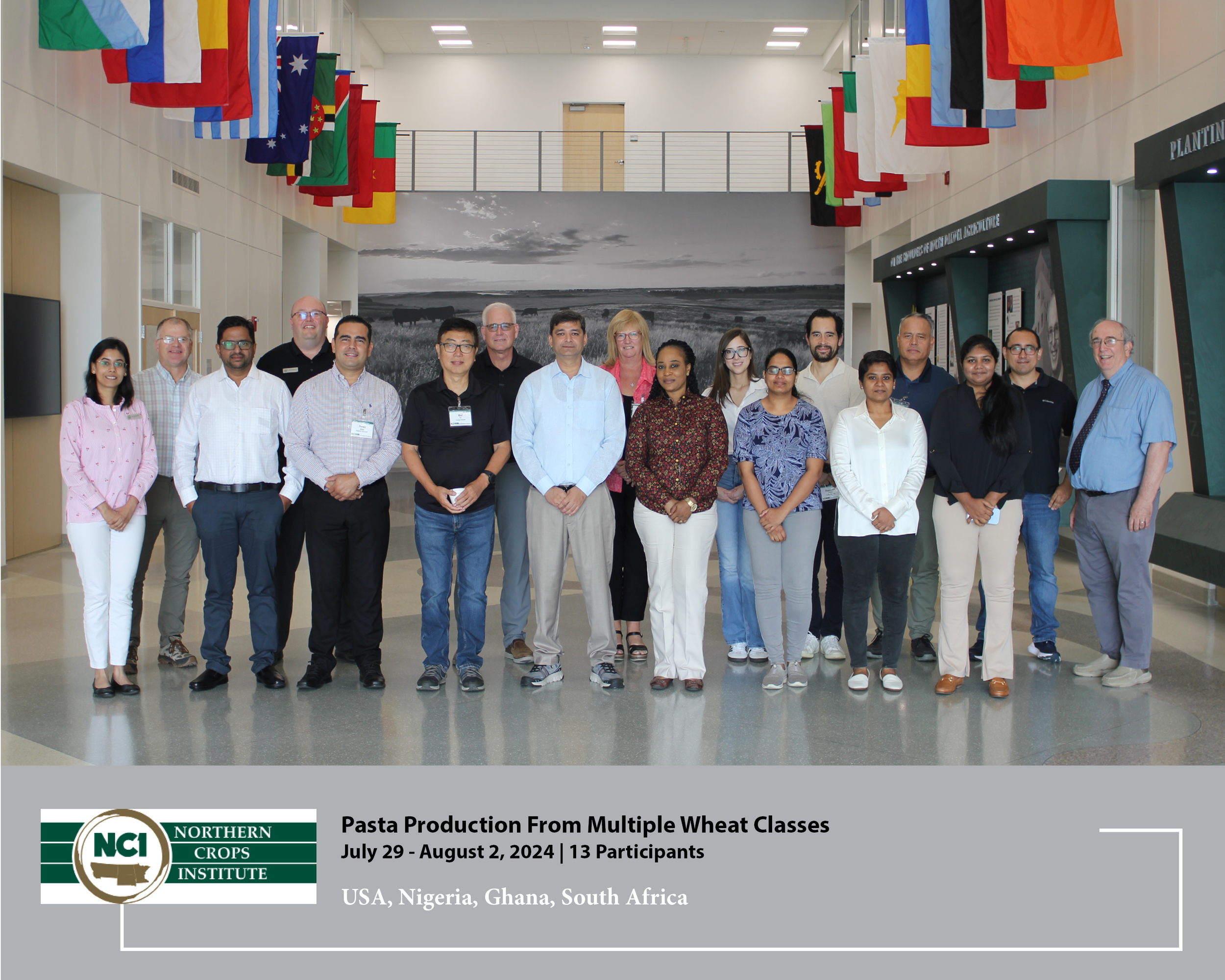 NCI Hosts Pasta Production from Multiple US Wheat Classes Course | July 29 - August 2, 2024