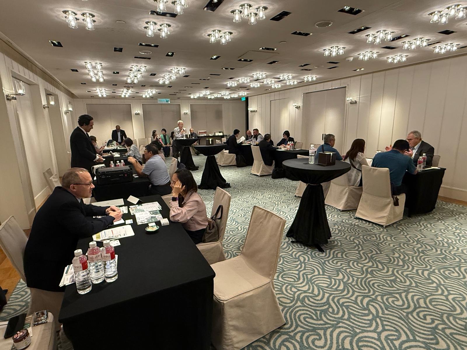 David had a chance to meet individually with ingredient buyers at a “Business-to-Business” meeting