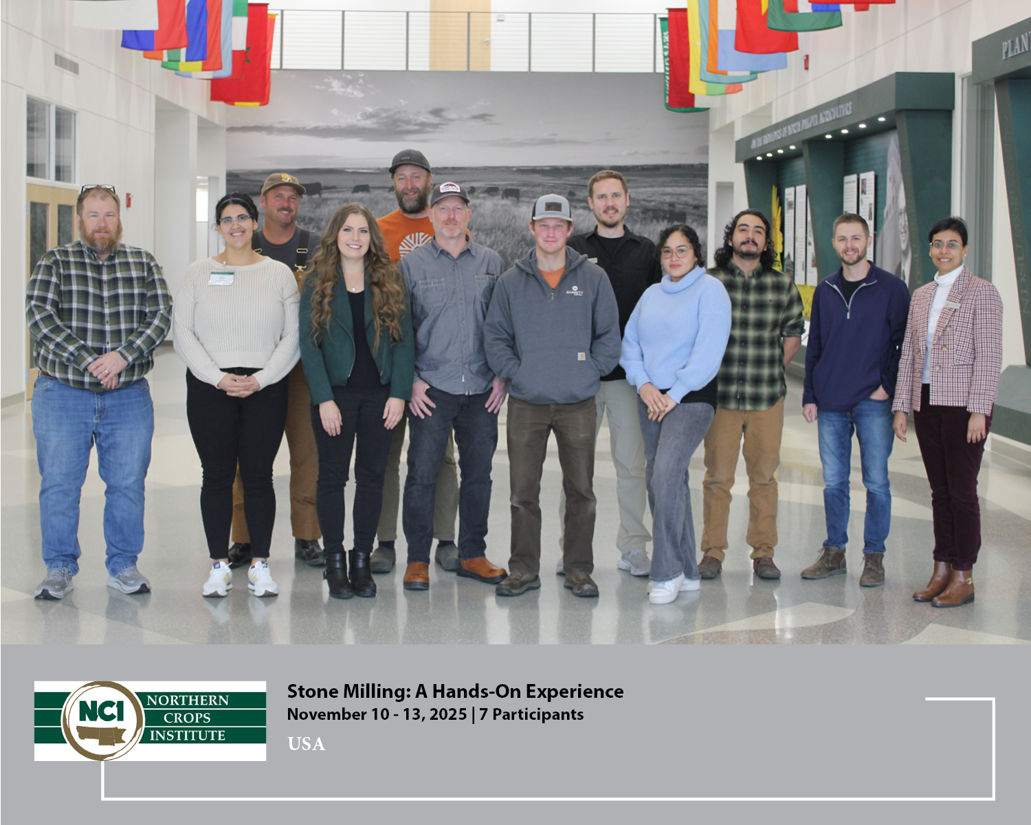 NCI Hosts Stone Milling: A Hands-On Experience Course | November 10-13, 2025