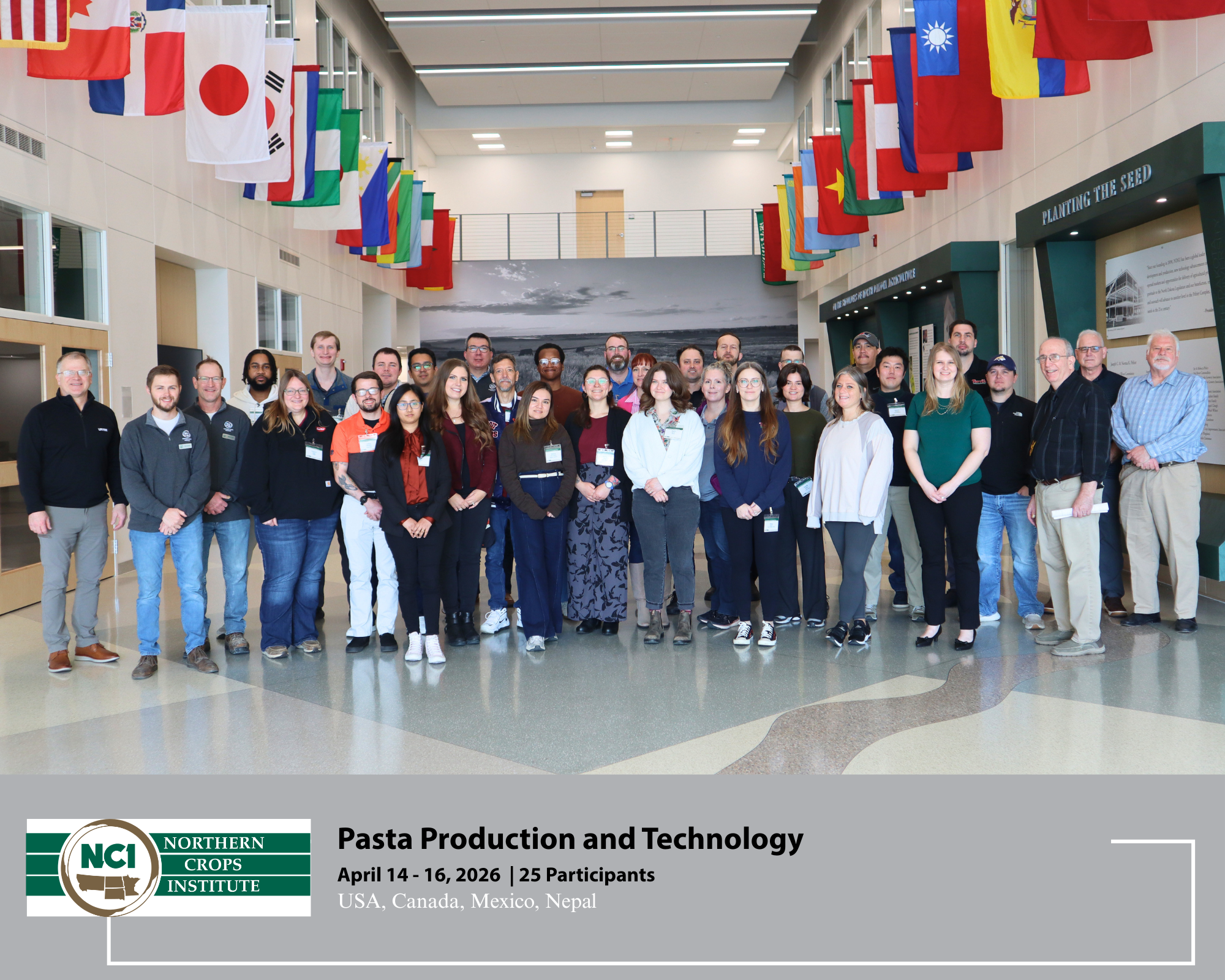 NCI Hosts Pasta Production and Technology Course | April 14–16, 2026