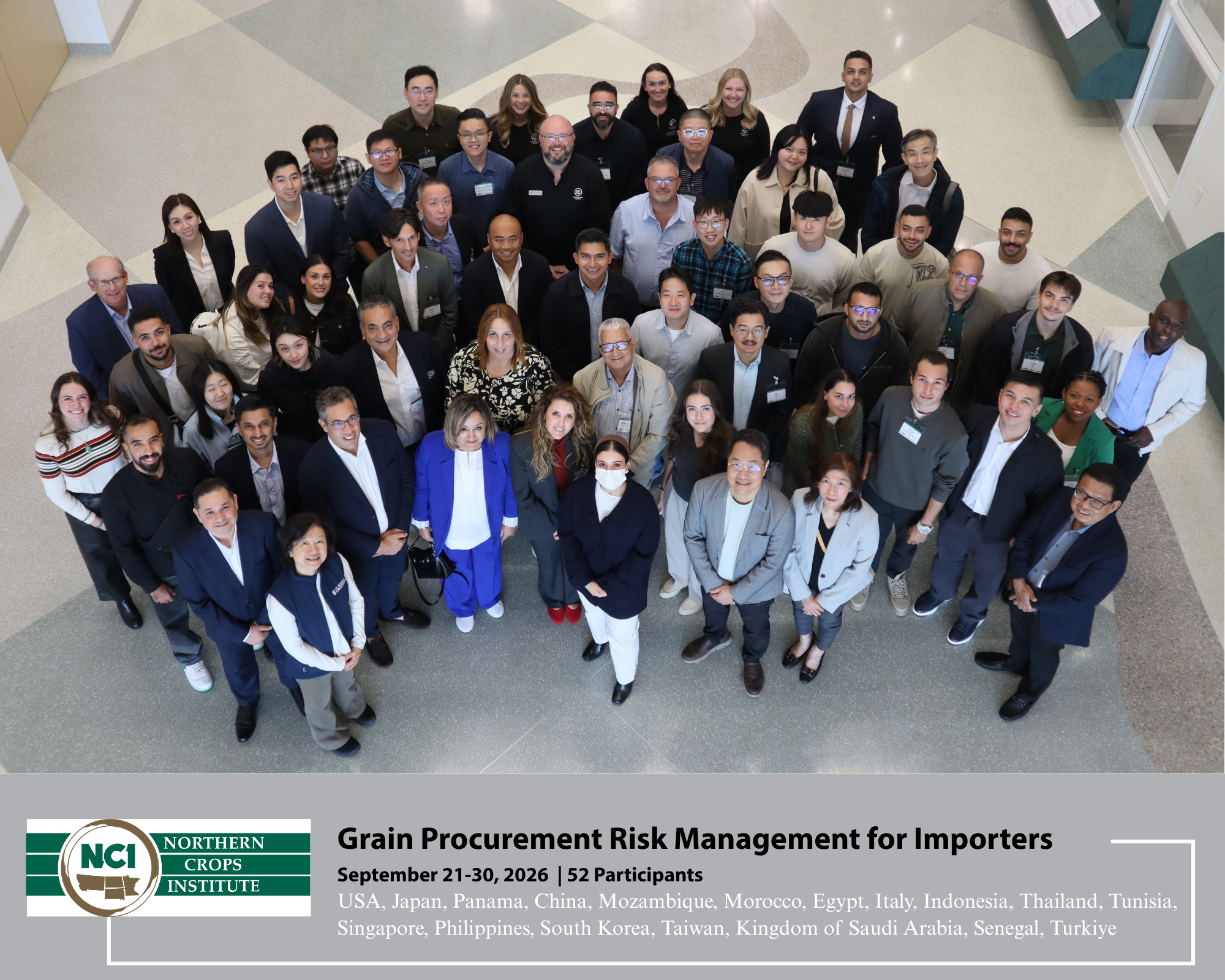 NCI Hosts Grain Procurement Management for Importers Course | September 21–30, 2026
