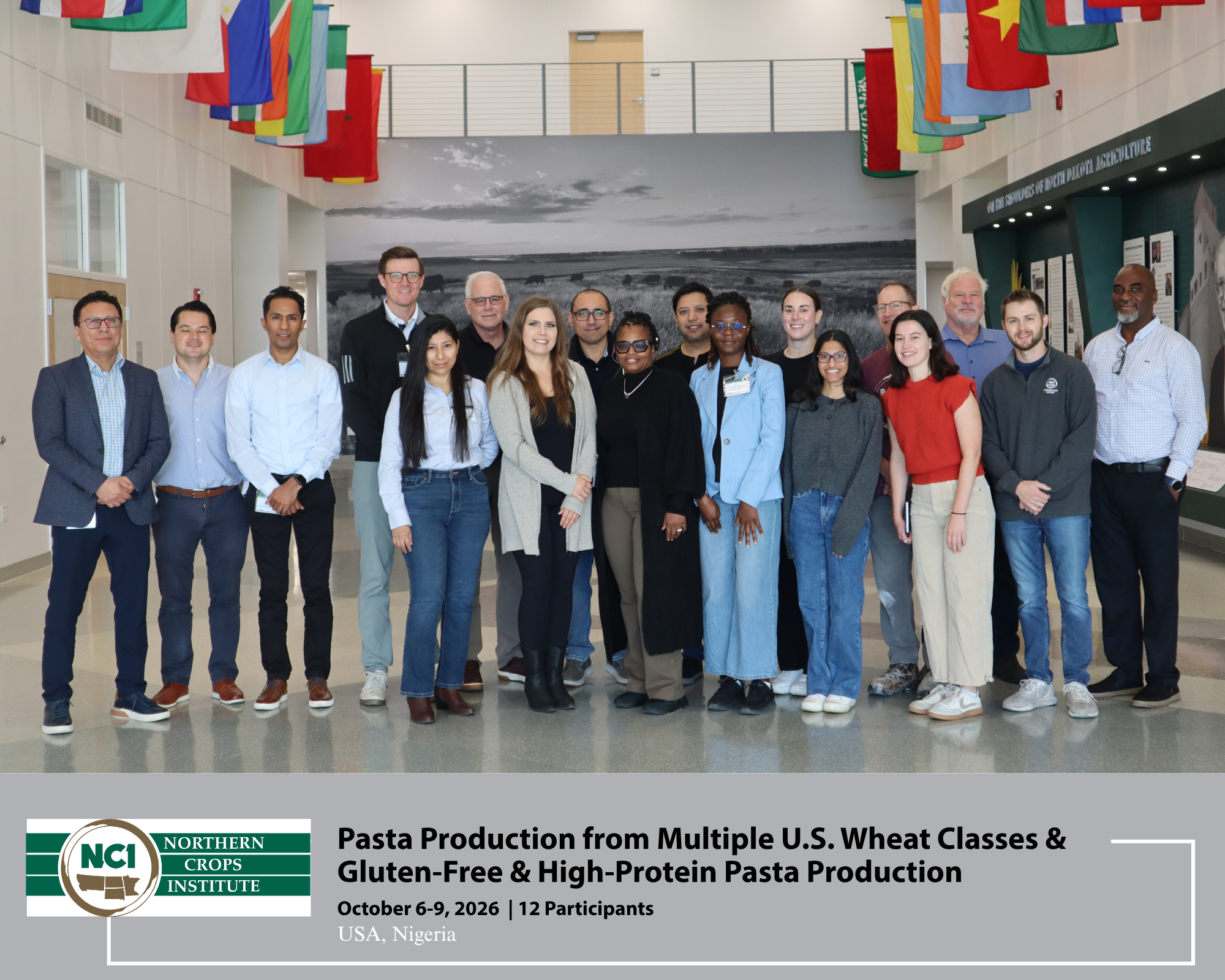 NCI Hosts Gluten-Free &amp; High Protein Pasta Production and Pasta Production from Multiple U.S. Wheat Classes Courses | October 6–9, 2026