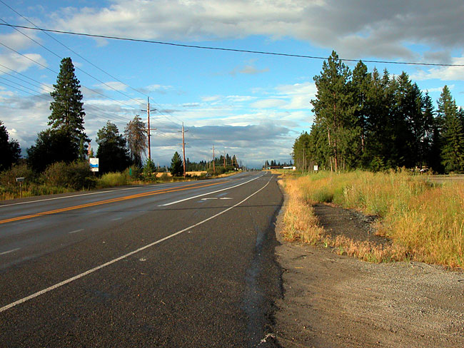 Highway 95, N. of Bonners Ferry, ID, August 7, 2004