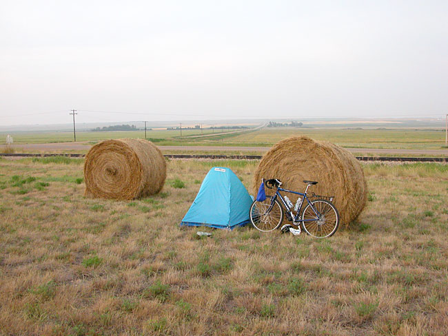 Highway 13, E. of Aneroid, SK, August 17, 2004