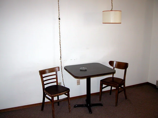 Smokers Lounge, Hub Hotel, Crosby, ND, August 19, 2004