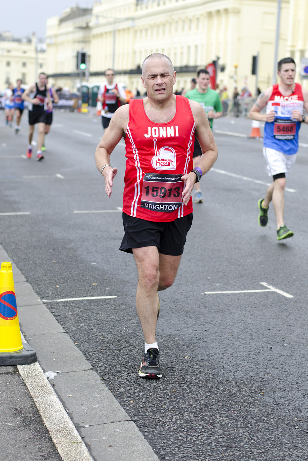  Brighton Marathon 2014 - Mile 24.75 