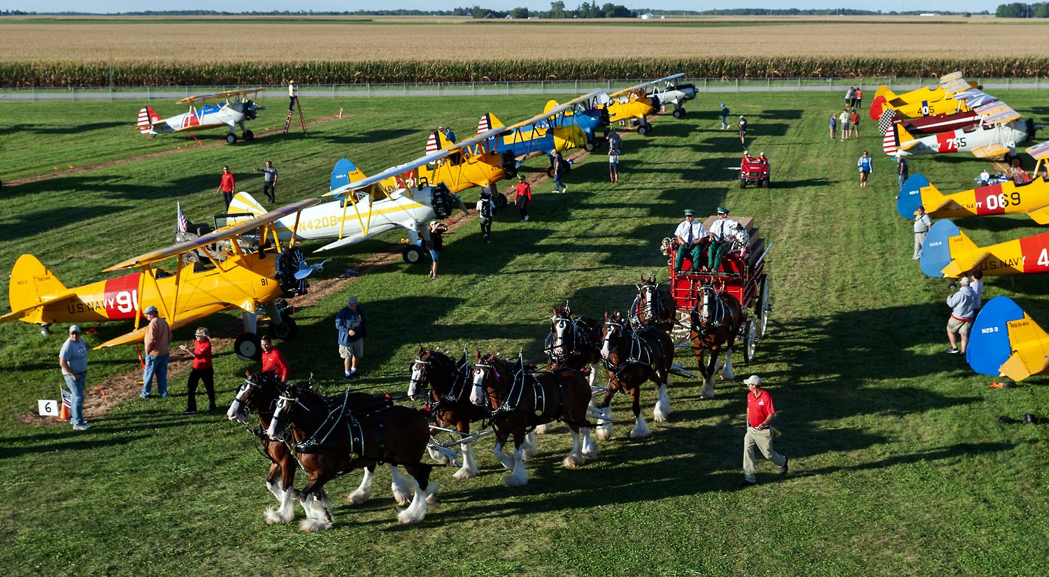  Biplanes &amp; Budweiser” Galesburg, IL 