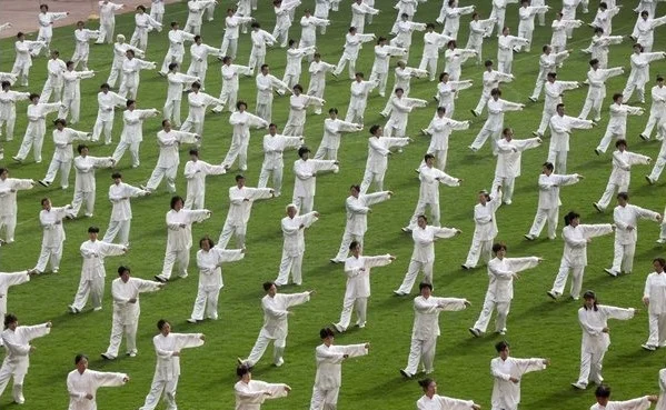 Qi Gong can be seen in every public park, every morning across China 