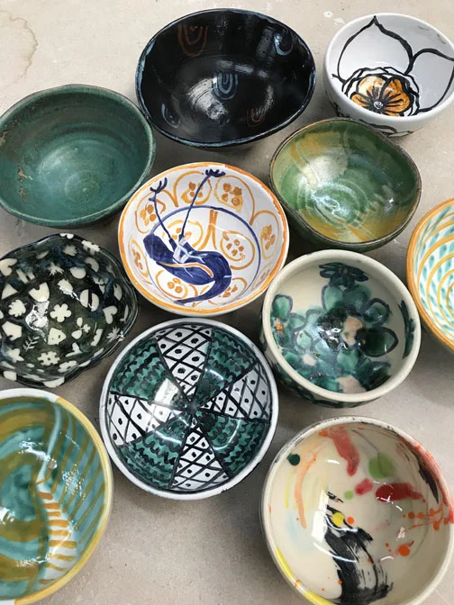 sneak peak at some of the 2019 bowls………