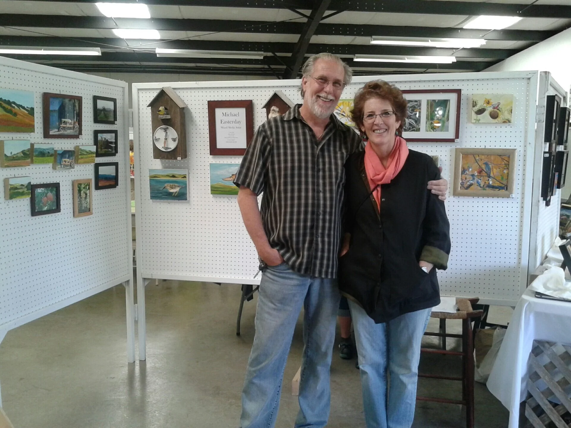 Michael Easterday with his wife Leslie