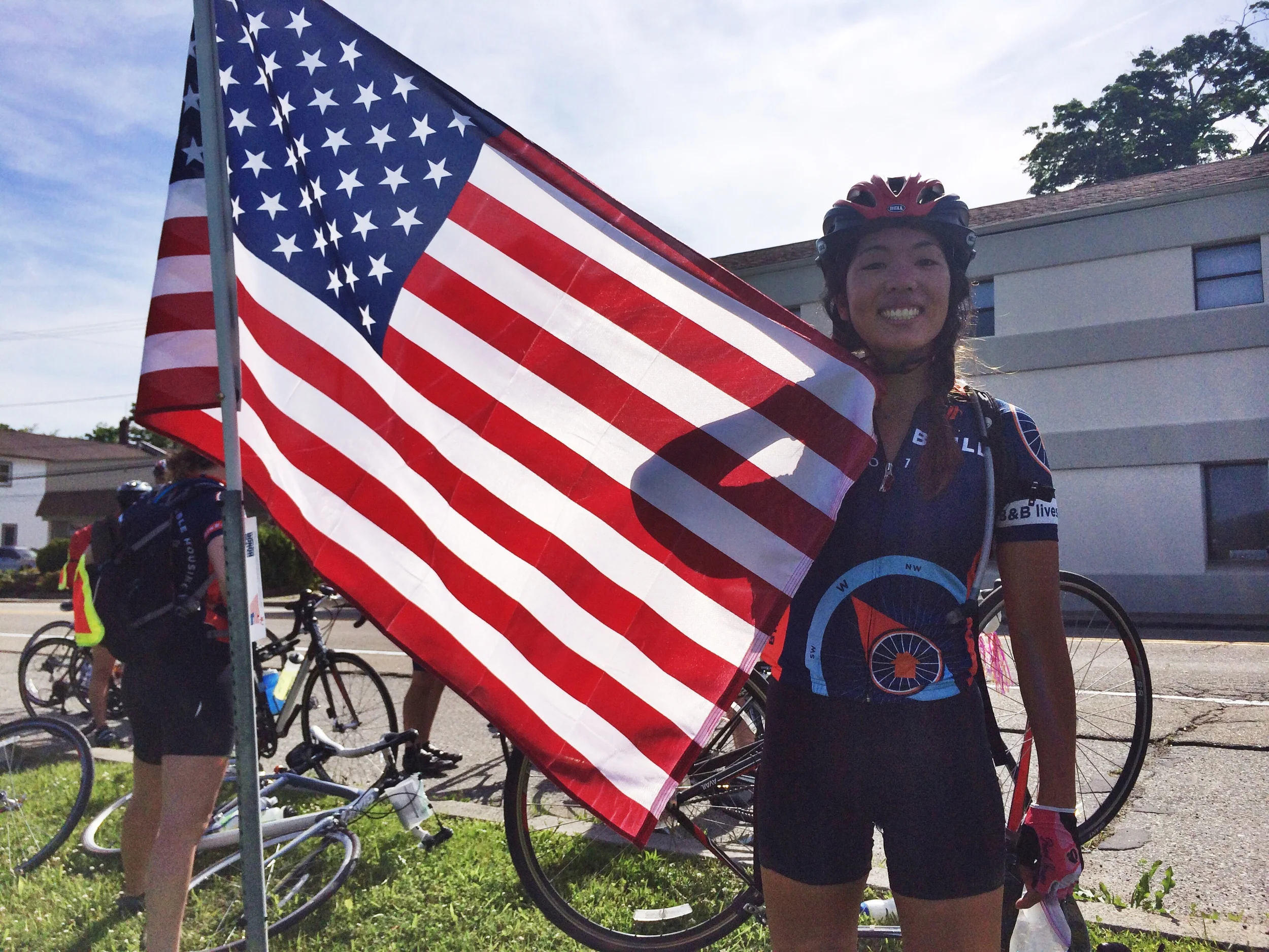 Being patriotic!