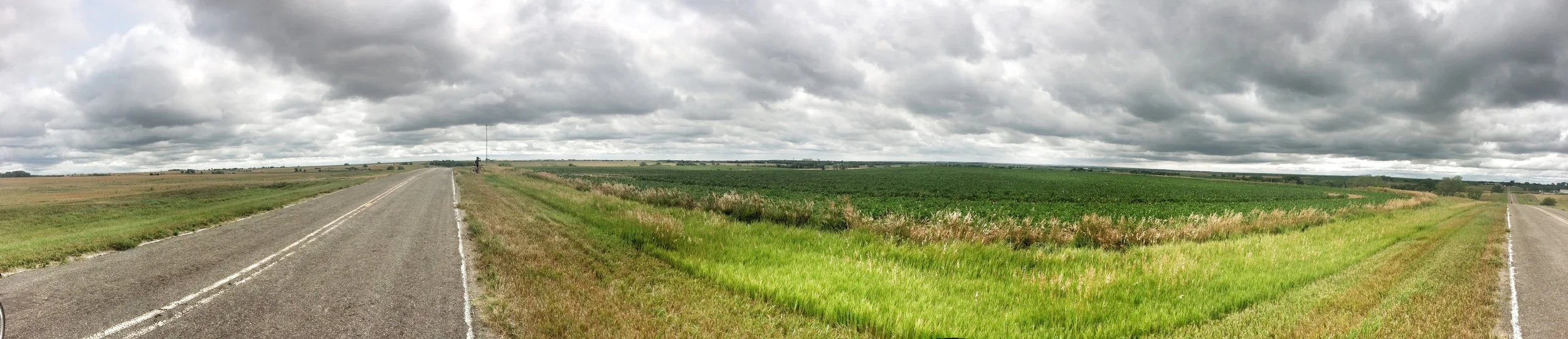 The low grey clouds and flat horizon is what I'll always remember of Nebraska