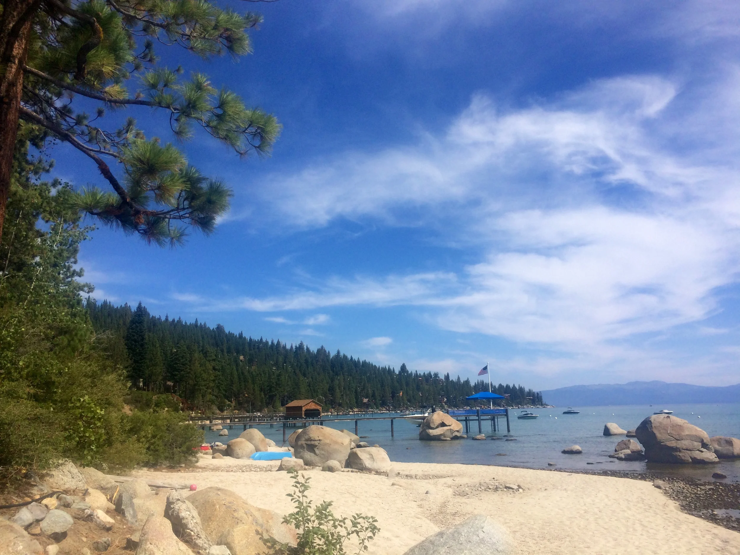 The view from the Kalars' cabin