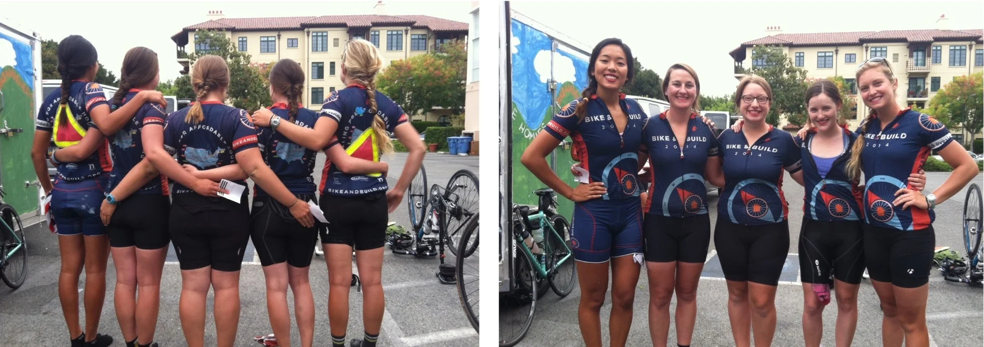 My closest girlfriends on our last day - matching fishtail braids too!