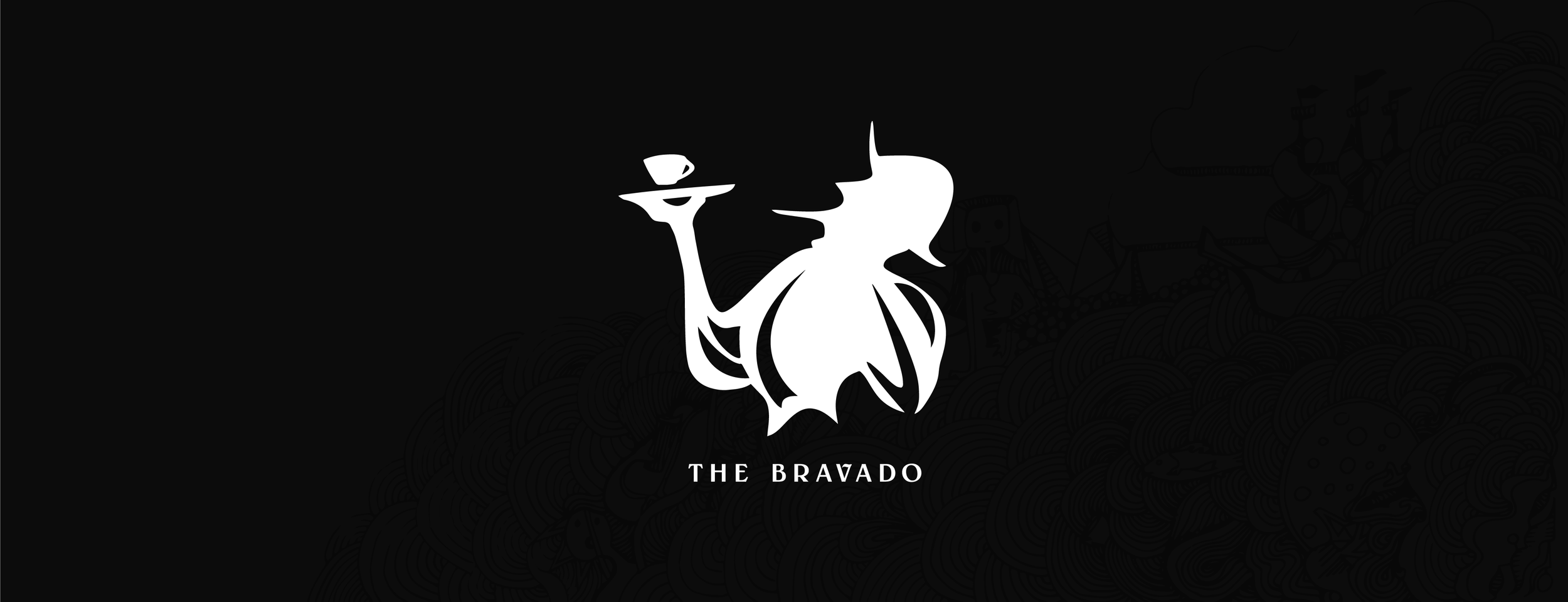 Logo for hypothetical maritime-themed coffee house in San Diego. (Student project)