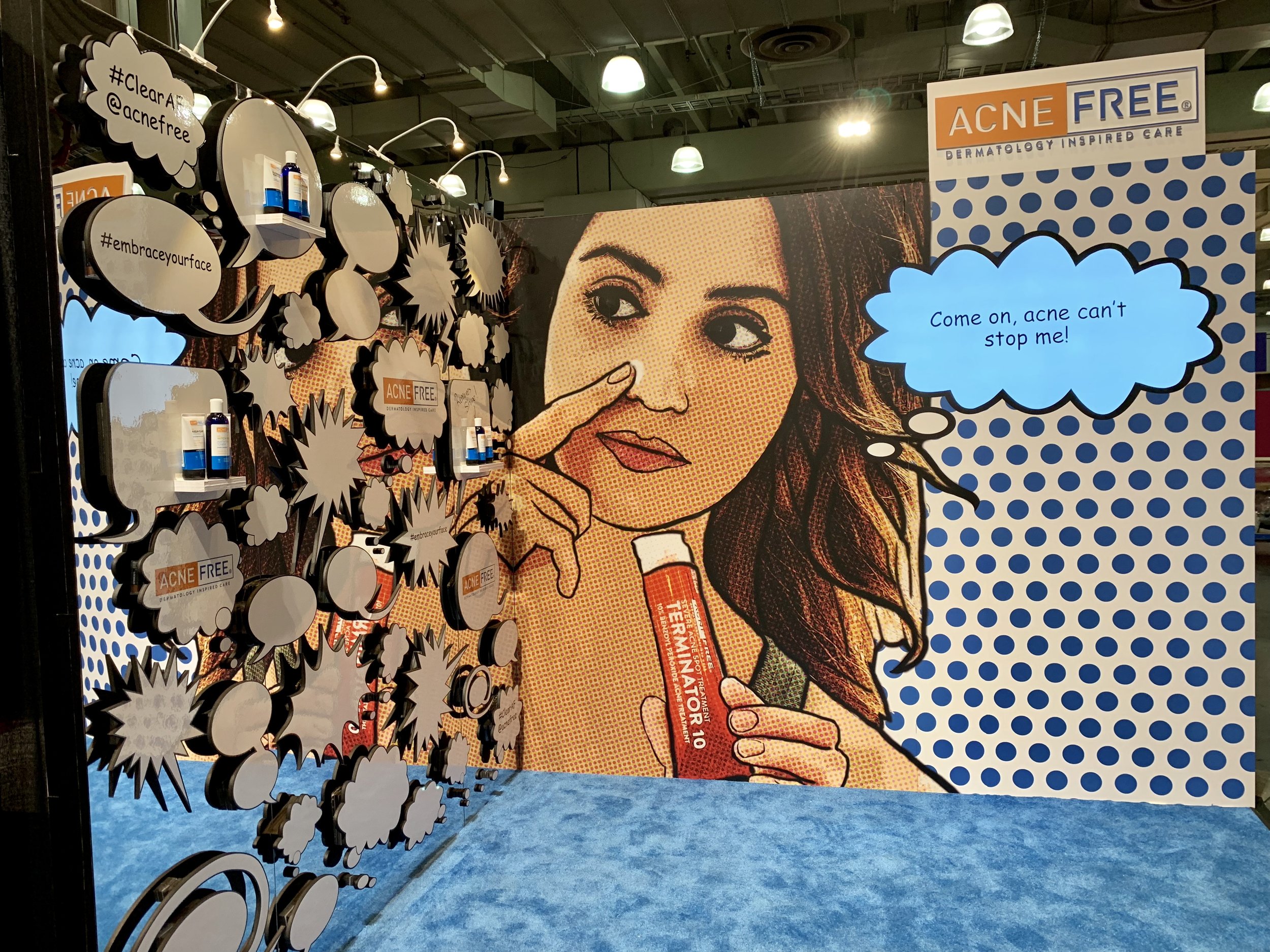 Acne Free Booth at GenBeauty