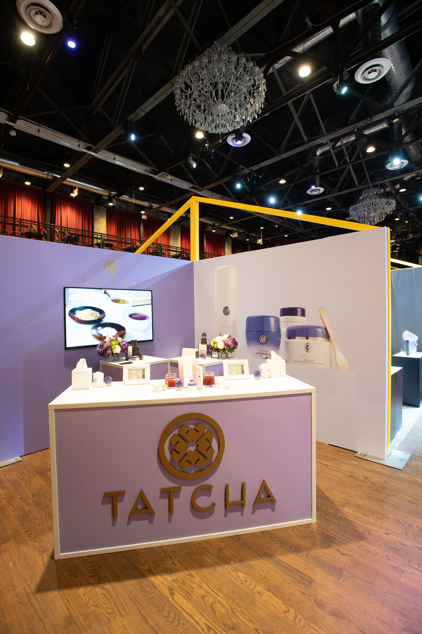 QVC Beauty Bash at The Fillmore, Booth Production for Tatcha. Photo: @DRUF
