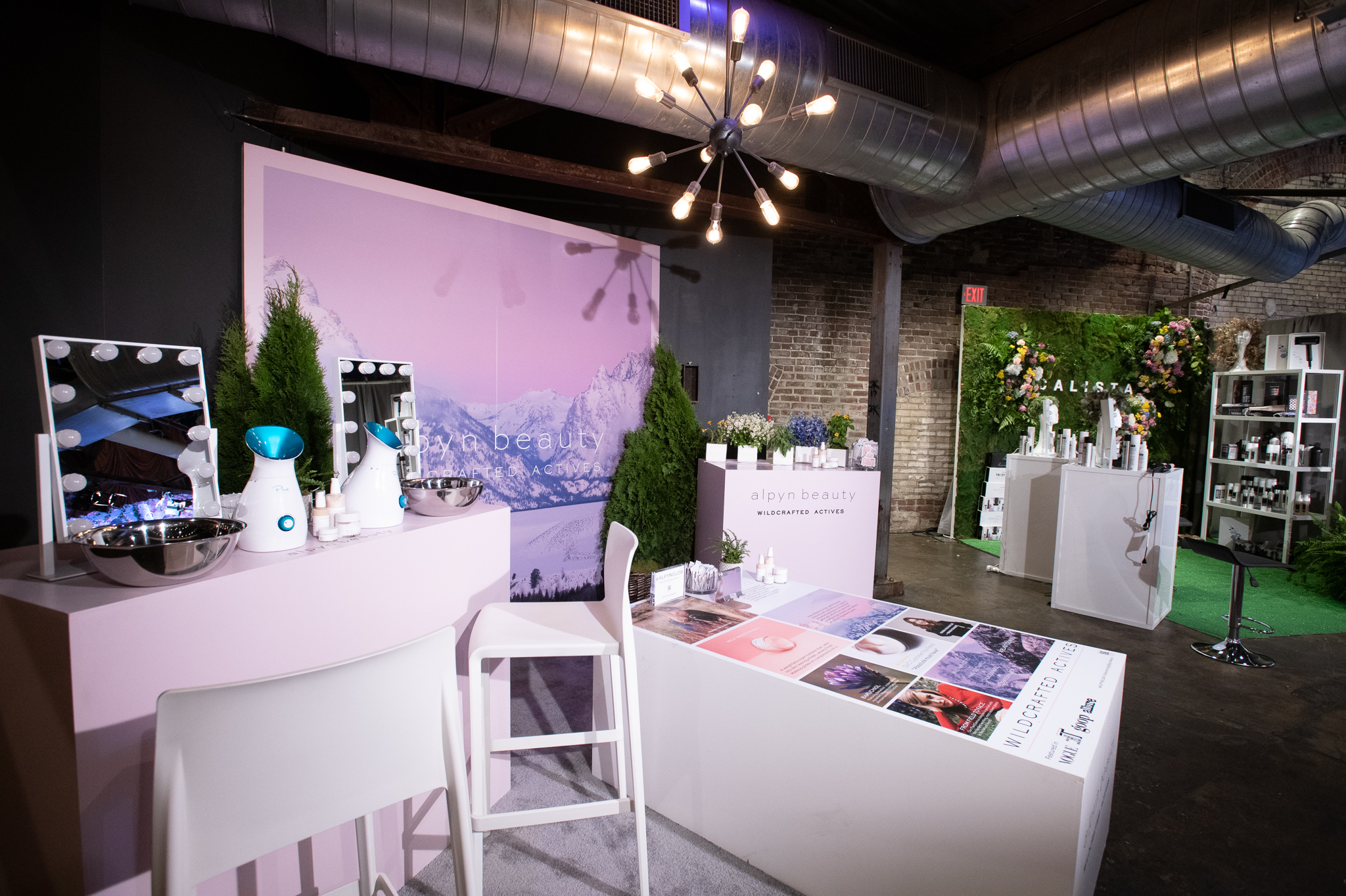 QVC Beauty Bash at The Fillmore, Booth Production for Alpyn Beauty. Photo: @DRUF