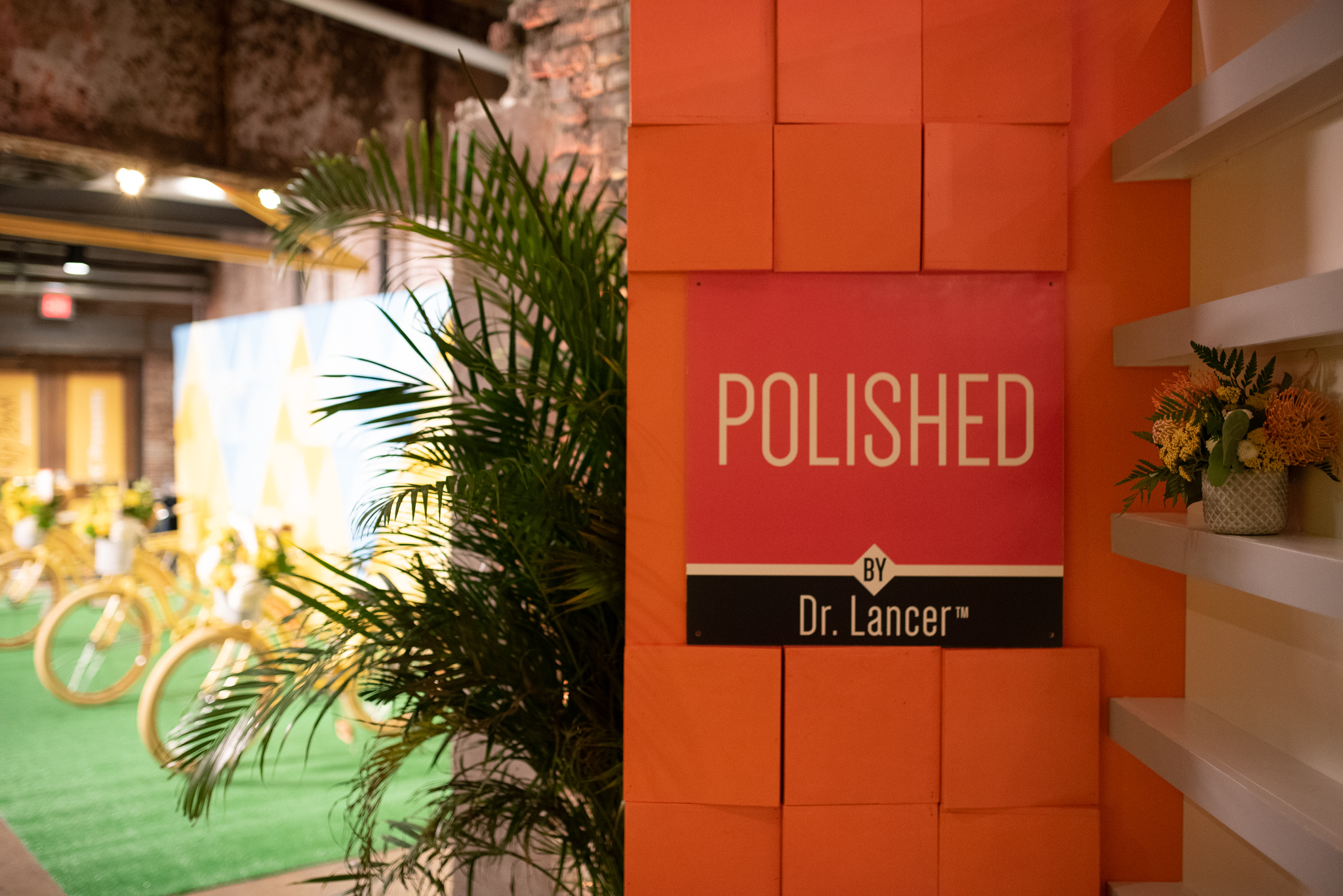 QVC Beauty Bash at The Fillmore, Booth Production for Polished by Dr. Lancer. Photo: @DRUF