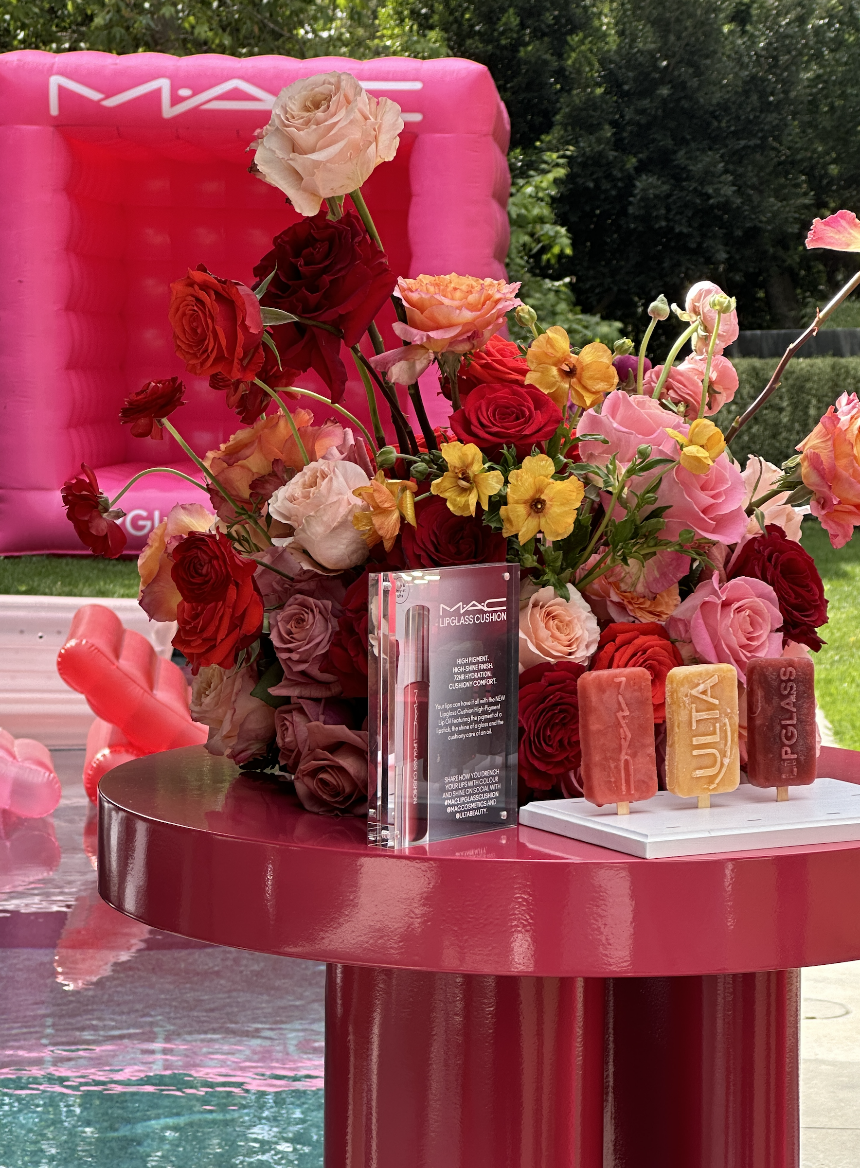  For the launch of Mac Cosmetics Lipglass Cushion, we created a multi-city experience across LA and Miami- complete with playful installations, bouncy moments, and interactive stations designed to shine. 