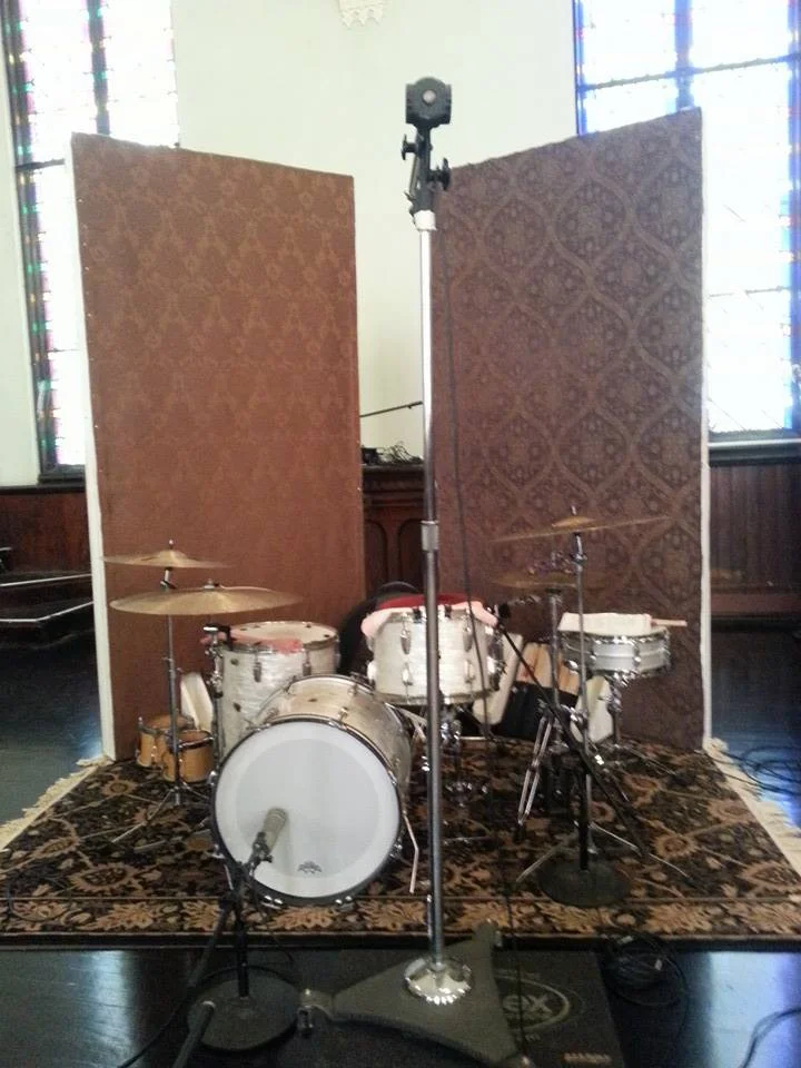 Recording at Waterfront Studios in Hudson NY for Rachael Yamagata.