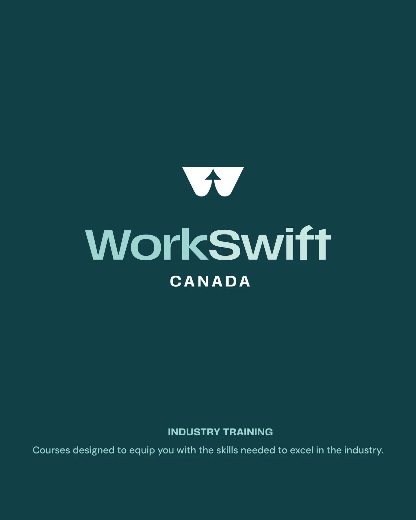 Brand and logo design for Workswift Canada. Icon represents a &ldquo;W&rdquo; / tree / upwards arrow for positive change and movement 

#branddesign #brandidtenity #graphicdesign #graphicdesigner #logodesign