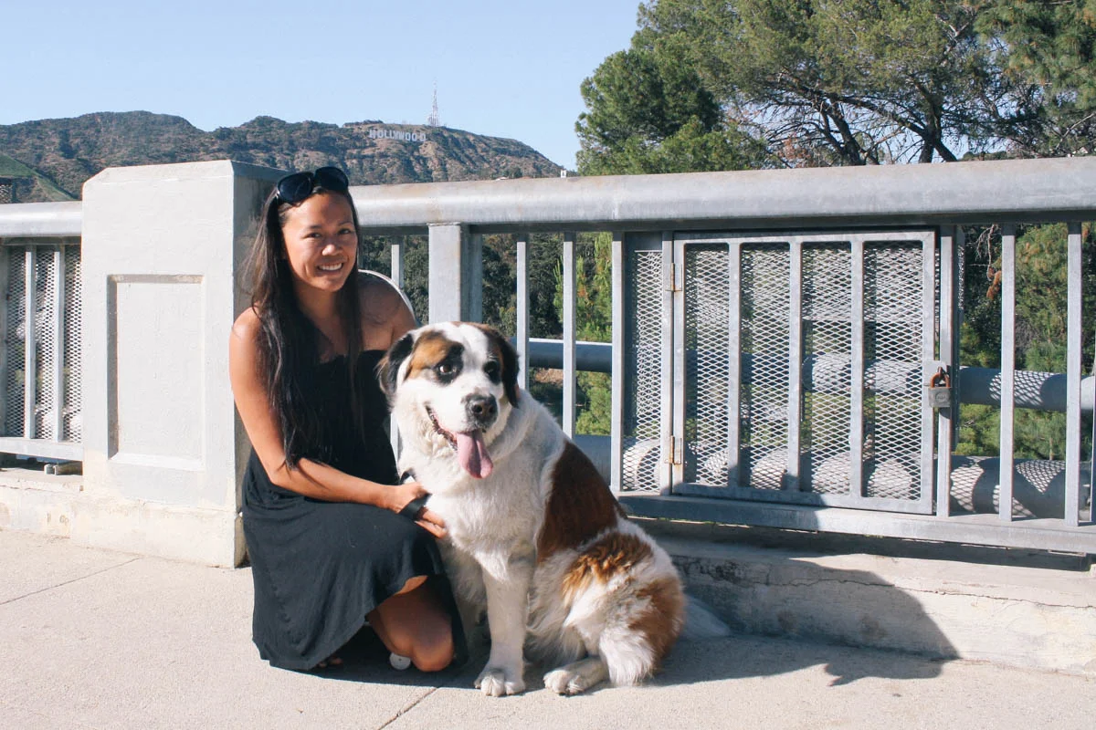 Diane Nguyen and her gorgeous dog Giada