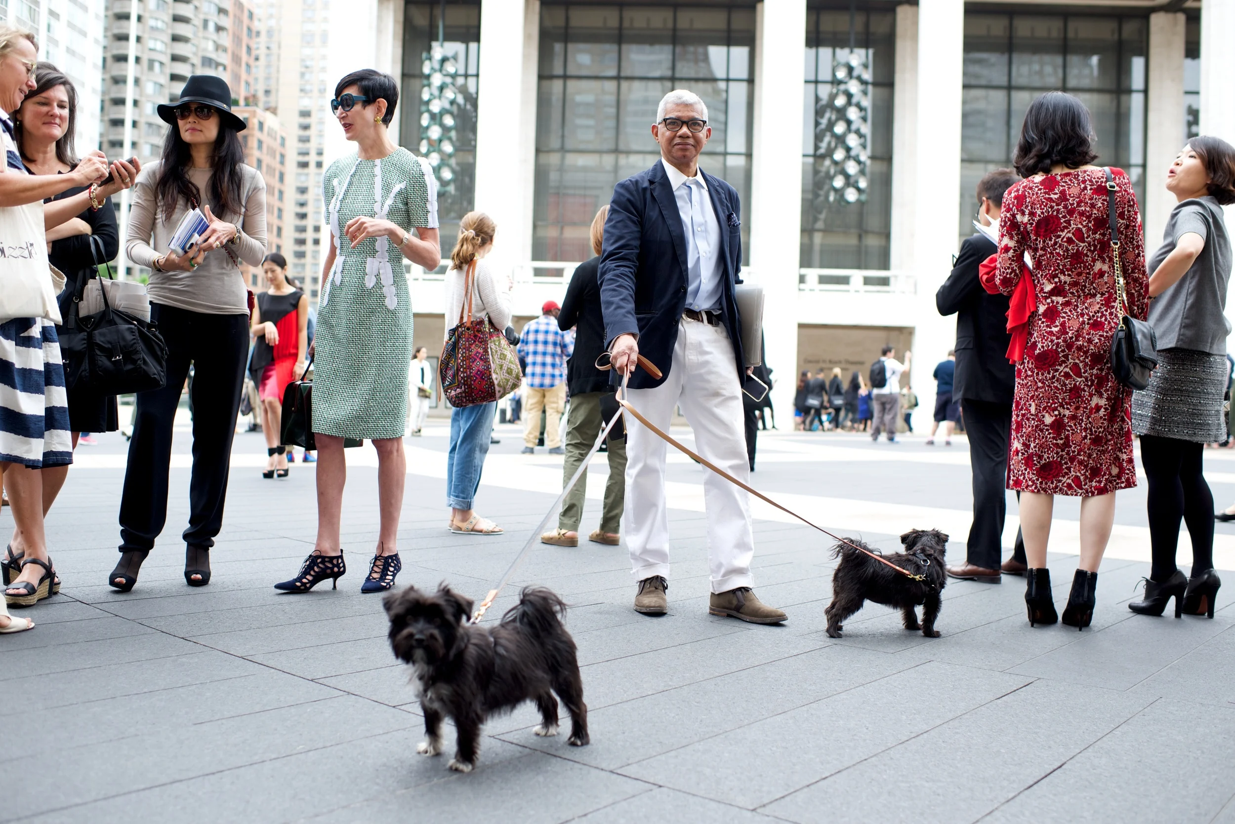 From left: Mrs. Sizzle, Aimee Bell, SunHee Grinnell, Amy Fine Collins, and Freddie Leiba SHINOLA
