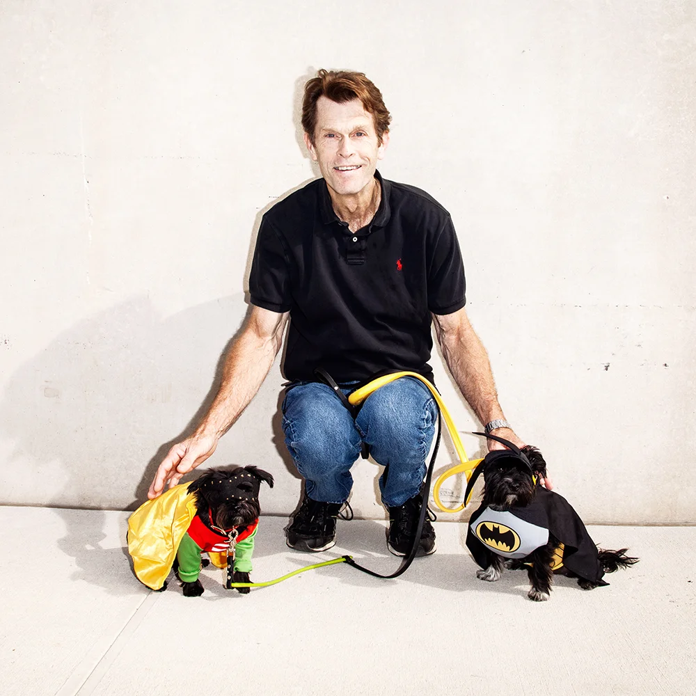 Kevin Conroy , Edie and Clair Leash by Bihlerflex