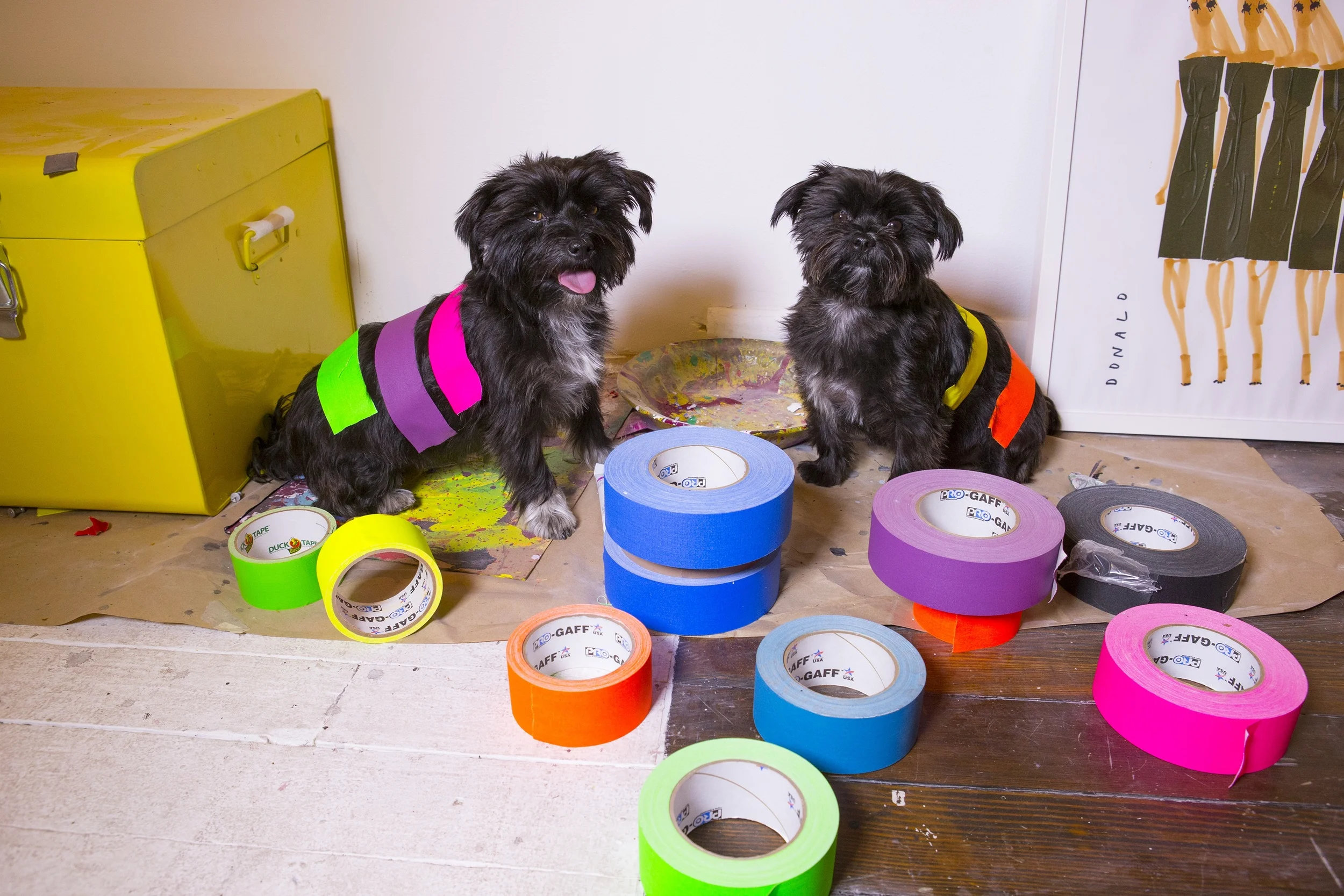 Somebody got mixed up in the tape!