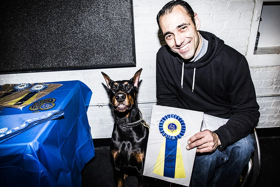 Anthony and his dog Jada