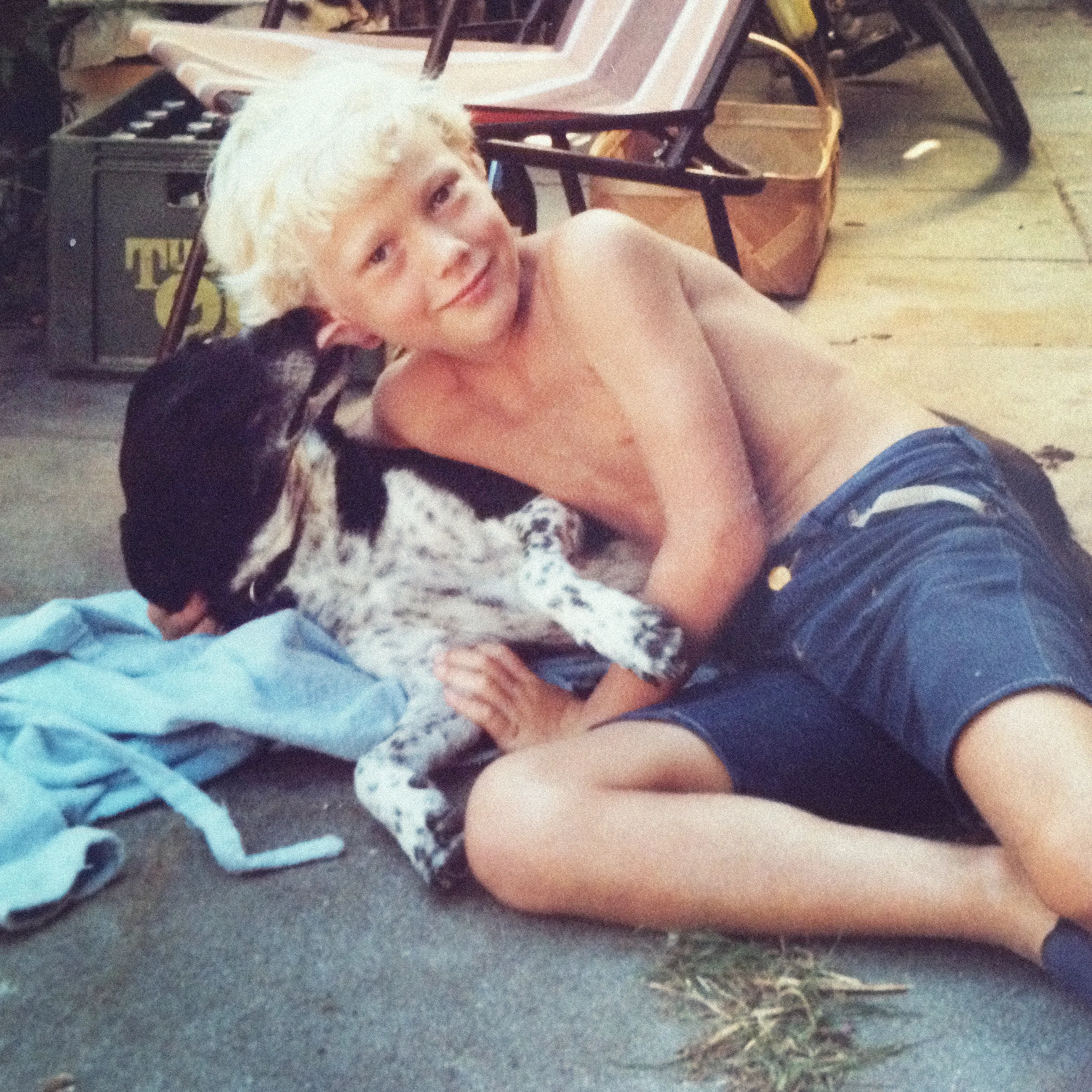 Lars as a young boy