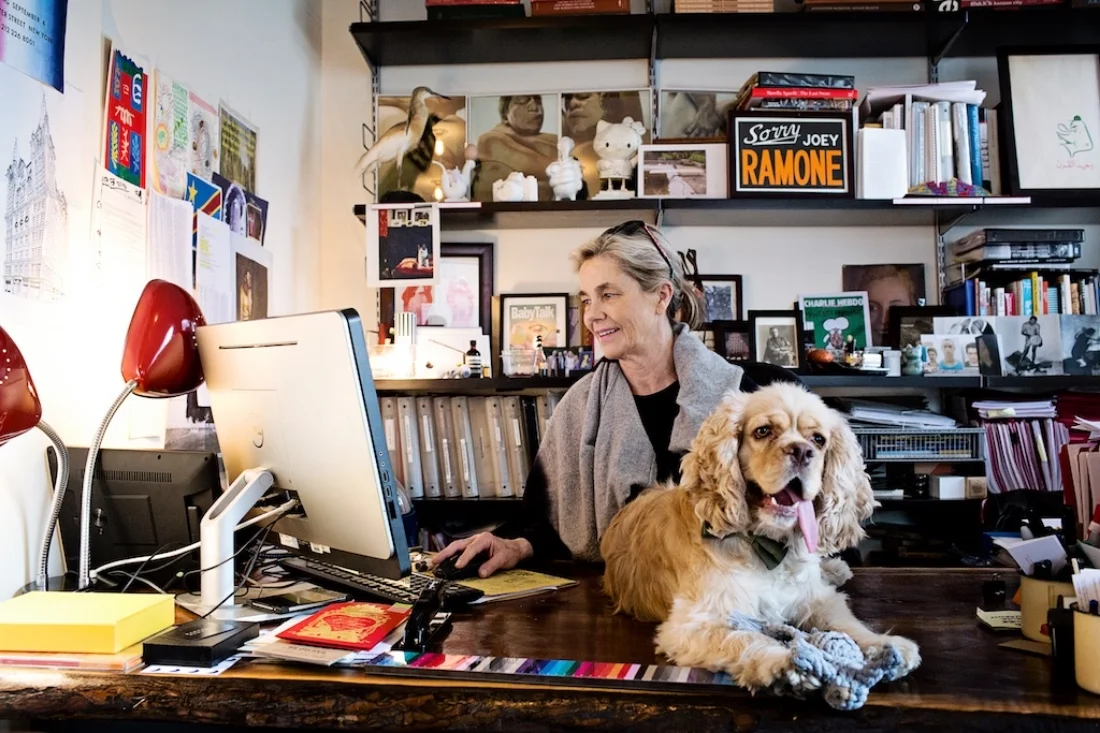 Nadine and her boss Lupo, in Max-Bone and Jax & Bones toy from Dog & CO. 