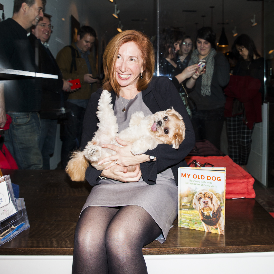 Laura Coffey, the author of MY OLD DOG