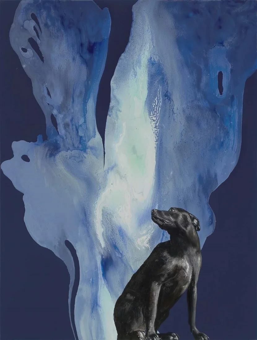 Phantasm, 2008, oil on wood, 66 x 50 in.