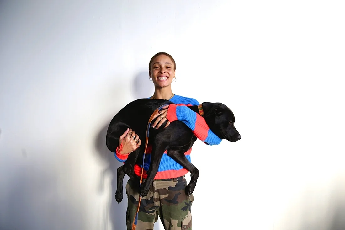 Blue's leash: Beast and Babe