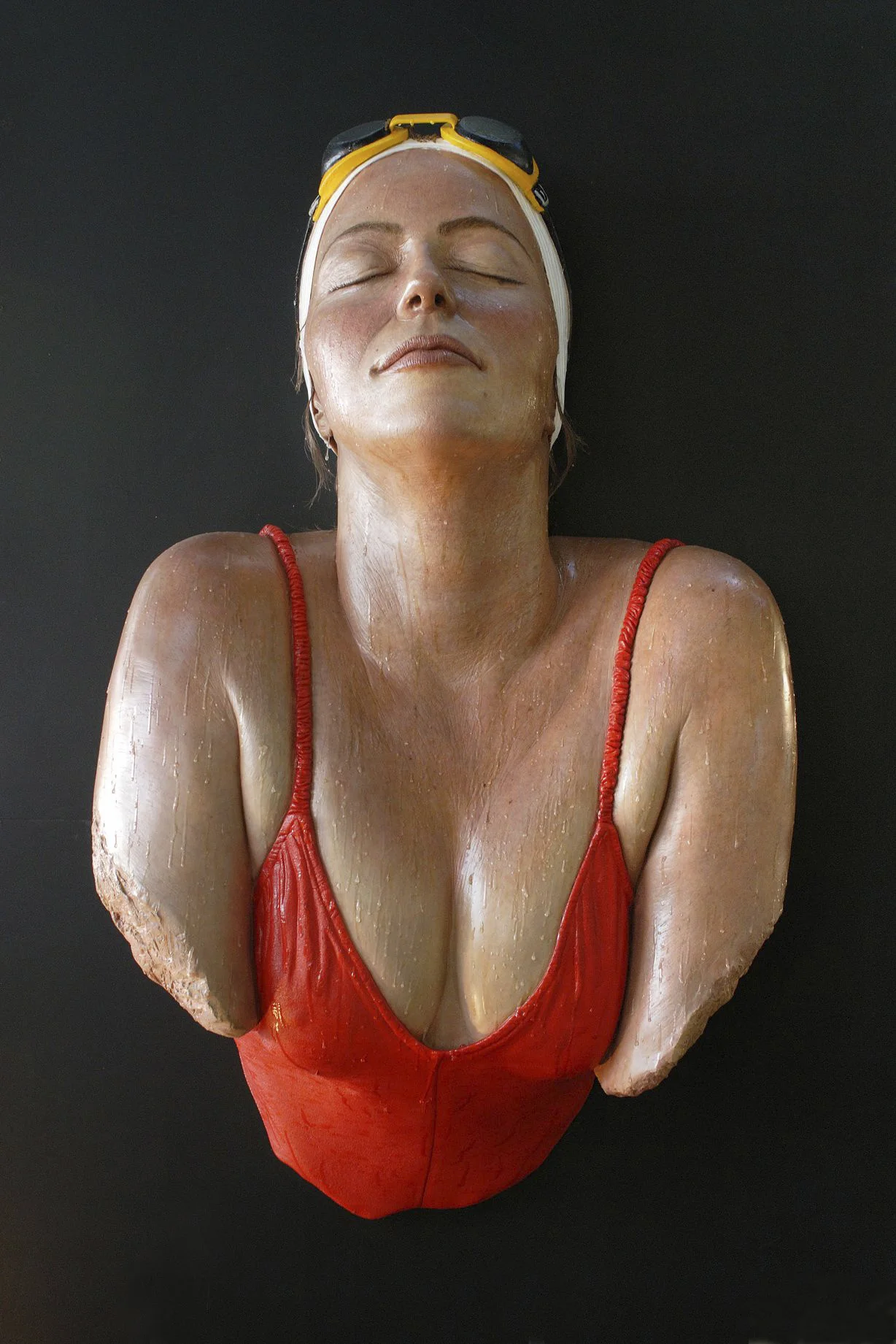 Catalina, 1981, Resin and Oil, 32 x 15 x 7 inches Artist: Carole Feuerman