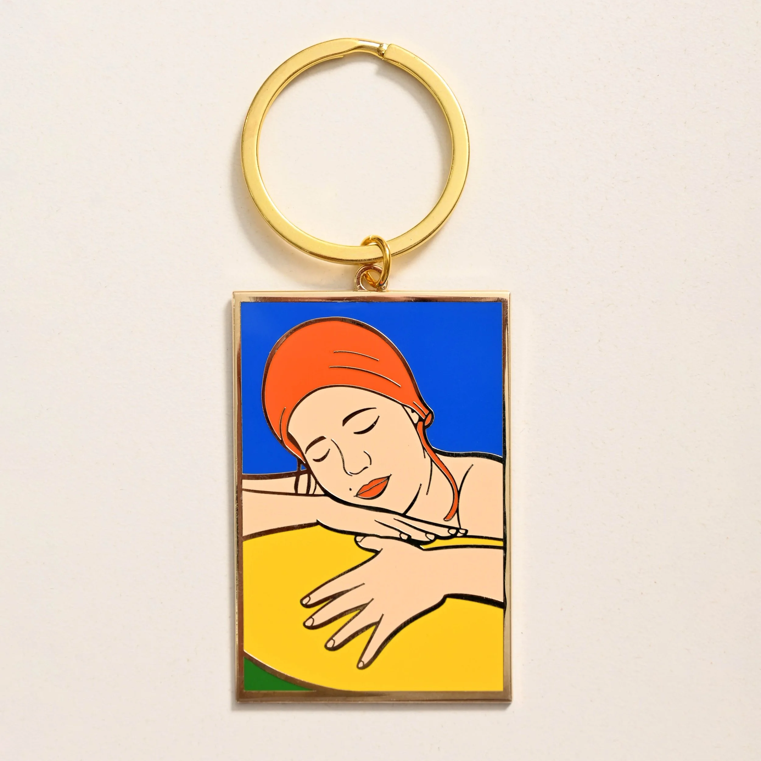Serena Enamel Keychain