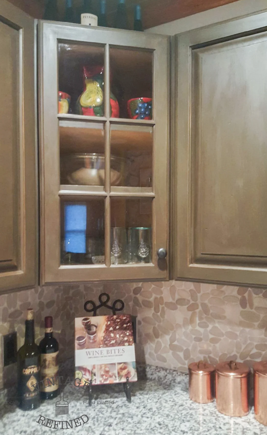 Vintage Refined Kitchen Makeover Chalk Painting Kitchen Cabinets