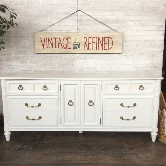 White dresser