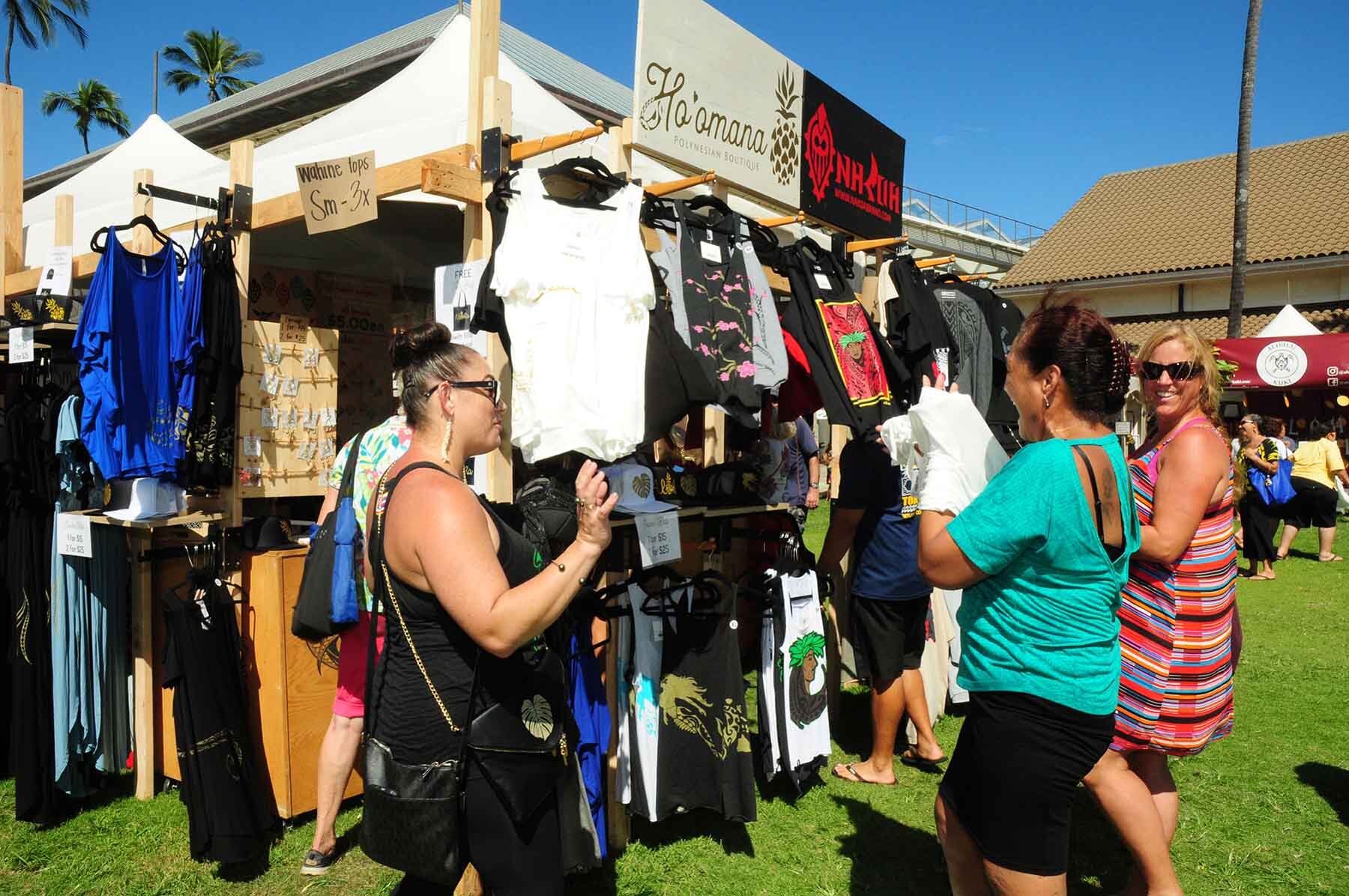 Festival sponsor-vendor Na Koa Brand will offer their popular Polynesian-inspired designs for men’s, women’s, children and infants’ apparel and accessories.