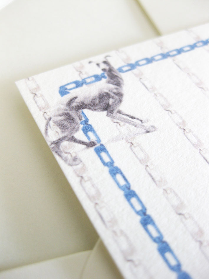 correspondence cards with greyhounds and chains.jpg