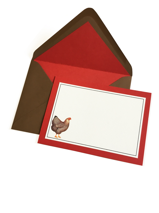 Writing cards with chicken.jpg