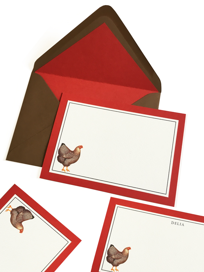 Writing cards with cockerell.jpg