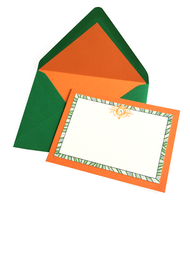 Writing cards in green and orange.jpg