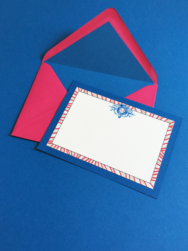Writing cards in blue and fuchsia.jpg